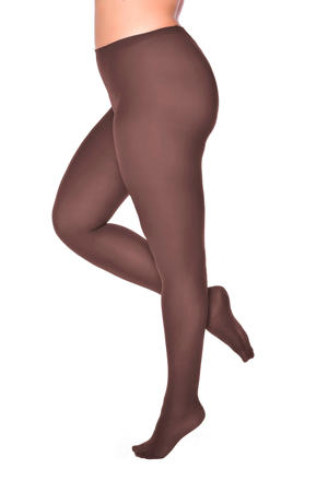 Plus Size panty 50 denier bruin