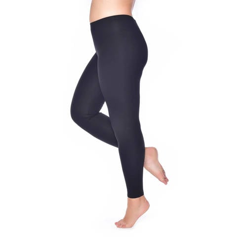 Pamela Mann Plus Size voetloze panty 90 denier zwart afbeelding