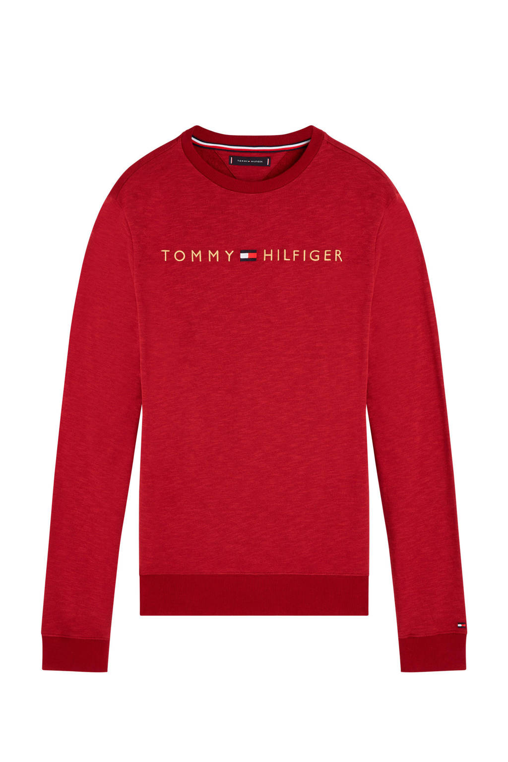 Tommy Hilfiger T-shirt donkerrood, Donkerrood