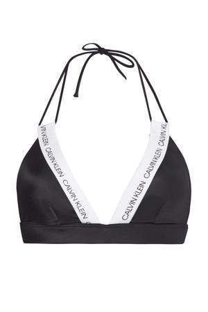 triangel bikinitop zwart