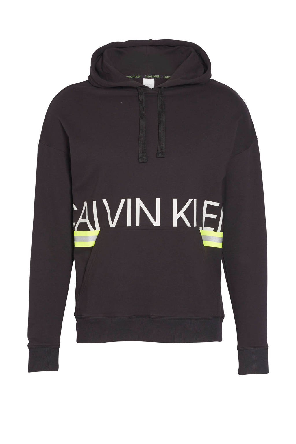 CALVIN KLEIN UNDERWEAR hoody met logo zwart, Zwart