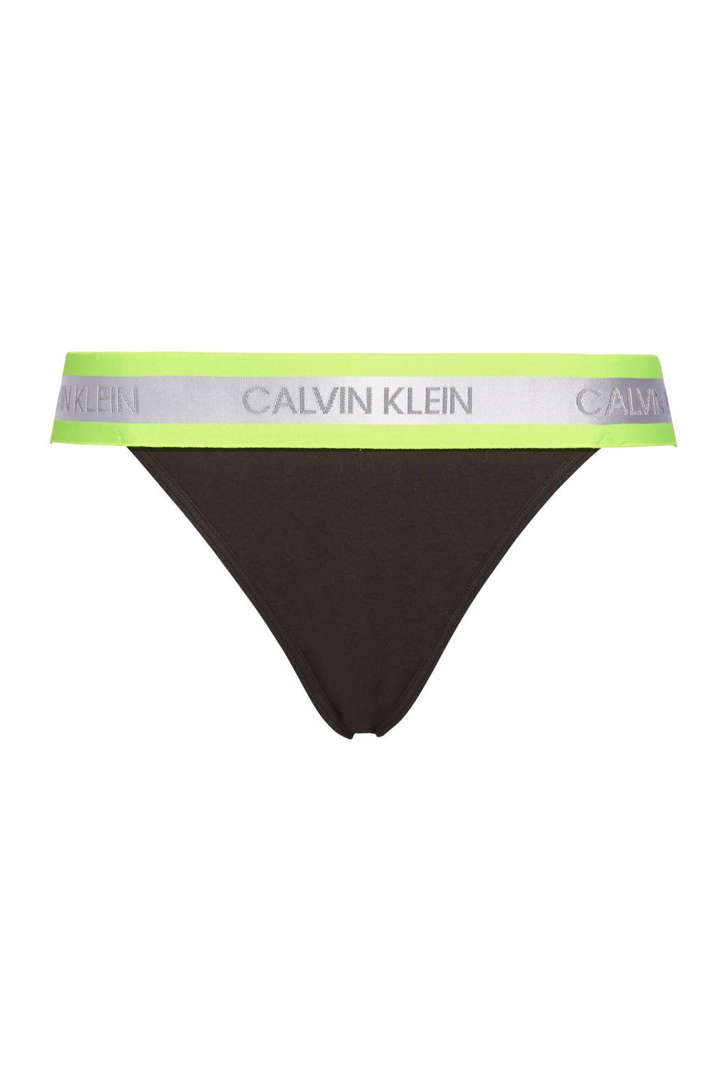 CALVIN KLEIN UNDERWEAR slip zwart/geel, Zwart/geel