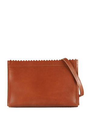 MY PAPER BAG leren handtas cognac