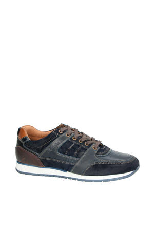Miller leren sneakers donkerblauw