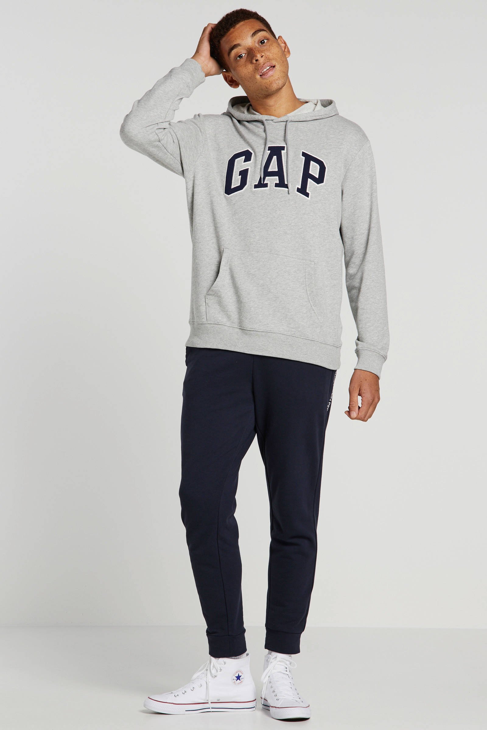 GAP hoodie met printopdruk grijs | wehkamp GAP hoodie met printopdruk grijs | wehkamp