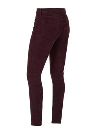 thumbnail: GAP corduroy high waist skinny broek donkerrood