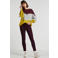 GAP corduroy high waist skinny broek donkerrood