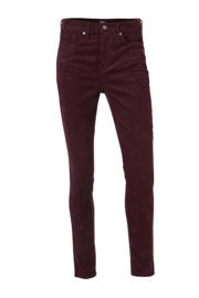 thumbnail: GAP corduroy high waist skinny broek donkerrood