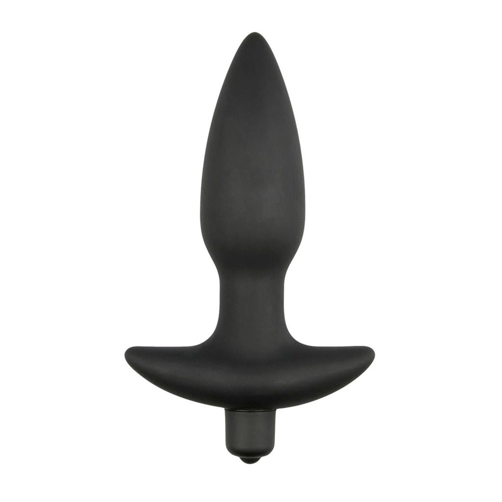 EasyToys Klassieke Vibrerende buttplug - Zwart
