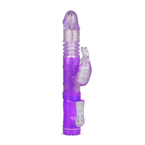 Wehkamp EasyToys Stotende Rabbit Vibrator - Paars aanbieding