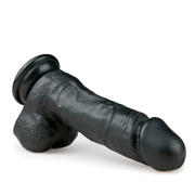 thumbnail: EasyToys Realistische dildo - Zwart - 17,5 cm