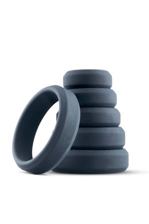 6-Delige cockring Set - Grijs
