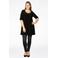 YOEK T-shirt van travelstof DOLCE zwart