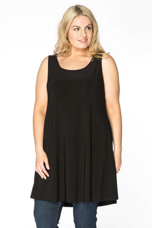 singlet van travelstof DOLCE zwart