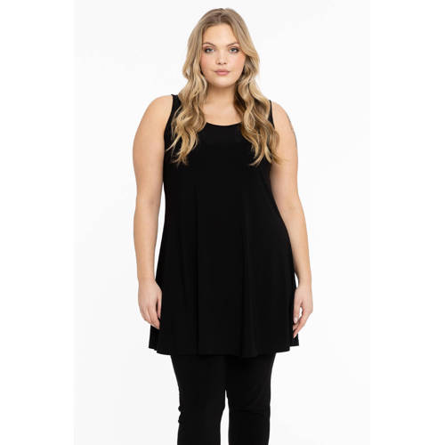 YOEK singlet van travelstof DOLCE zwart afbeelding