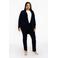 YOEK straight fit broek van travelstof DOLCE donkerblauw