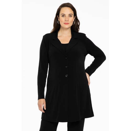 YOEK blazer van travelstof DOLCE zwart afbeelding