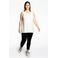 YOEK singlet van travelstof DOLCE ecru