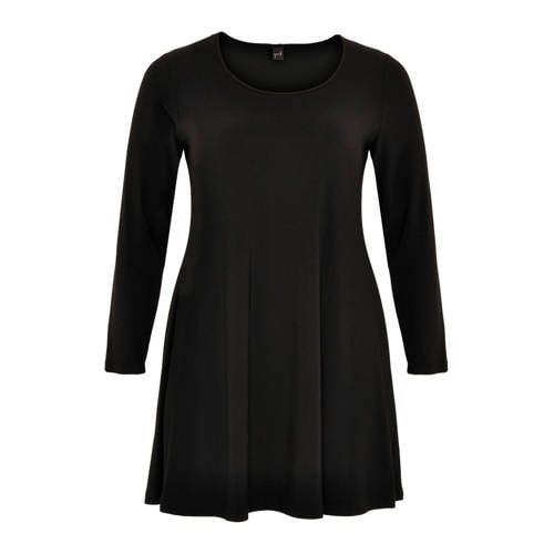 YOEK longsleeve tuniek van travelstof DOLCE zwart afbeelding