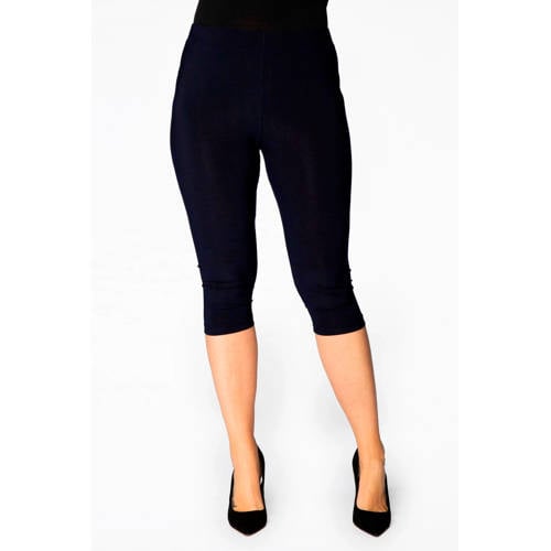 YOEK driekwart jersey legging donkerblauw afbeelding