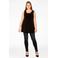 YOEK singlet van travelstof DOLCE zwart