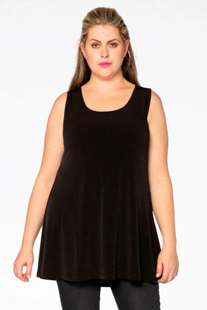 singlet van travelstof DOLCE zwart