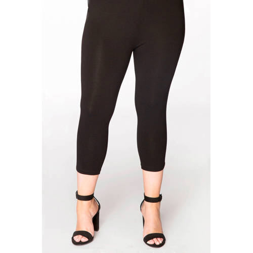 YOEK driekwart jersey legging zwart afbeelding