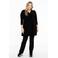 YOEK straight fit broek van travelstof DOLCE zwart