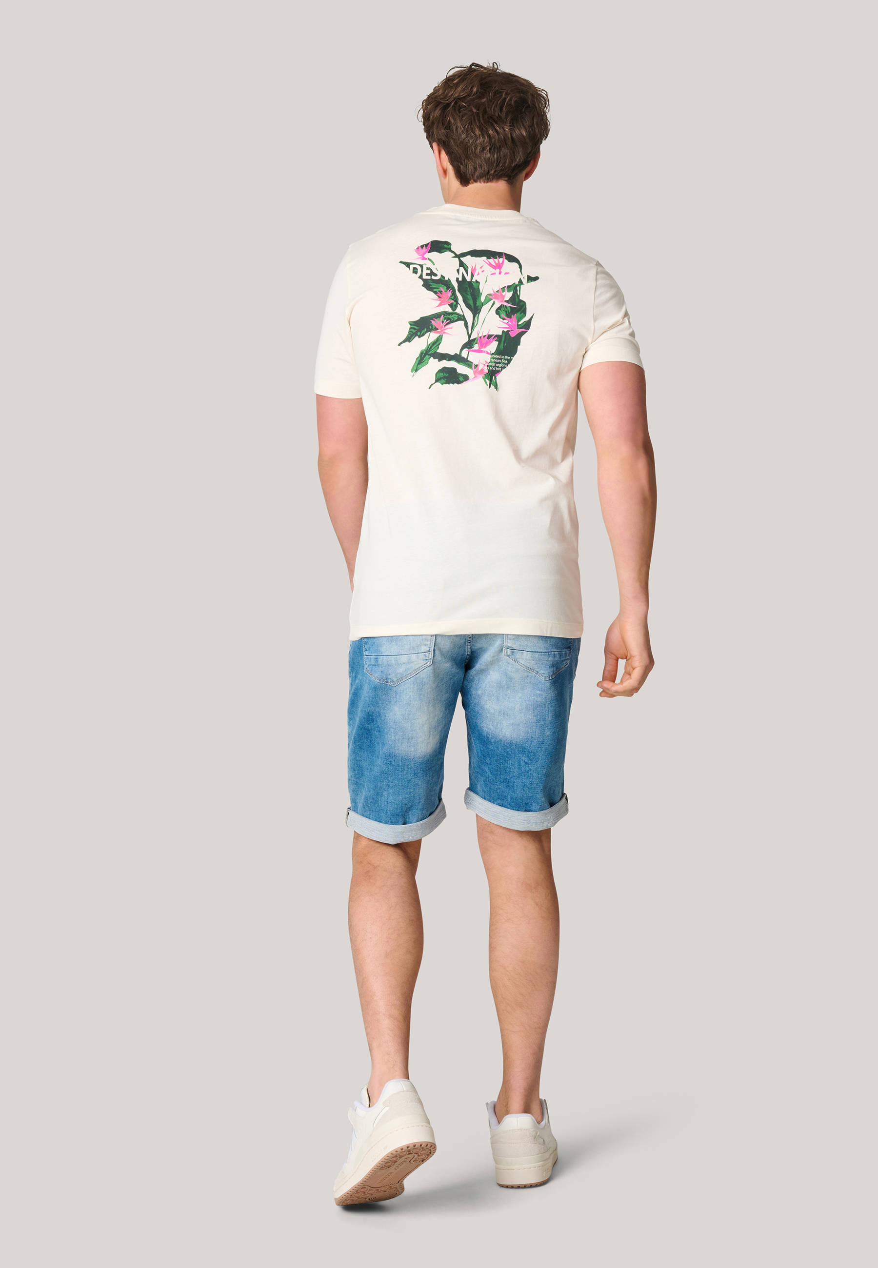 Shoeby Refill straight fit jeans short Lewis mediumstone | wehkamp