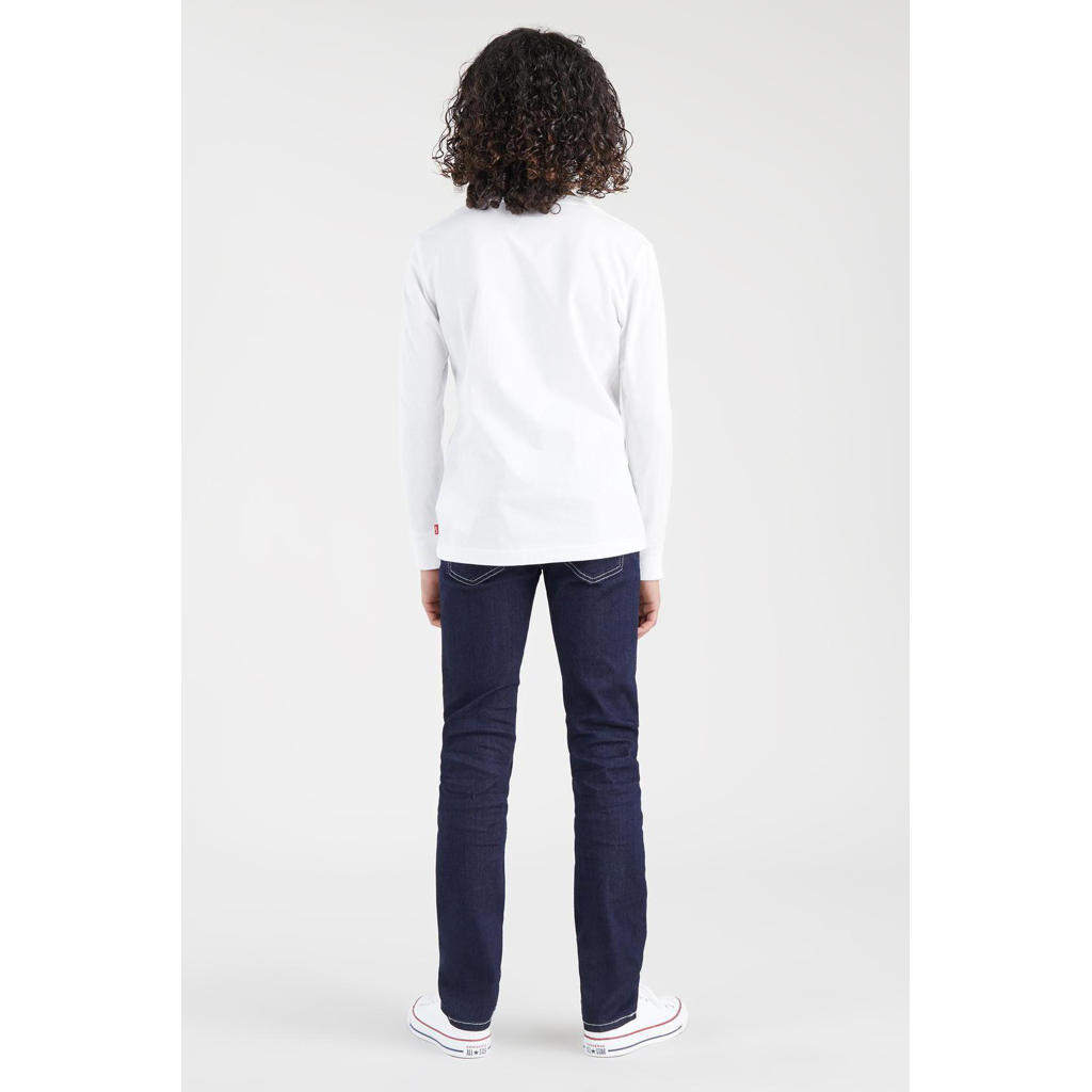 Levi's Kids longsleeve Batwing met logo wit