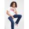 Levi's Kids T-shirt Batwing met logo wit