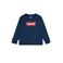 Levi's Kids baby longsleeve Batwing met logo donkerblauw