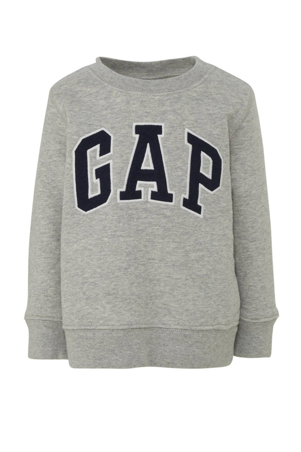 halfgeleider Diakritisch Geruïneerd GAP sweater met logo grijs melange | wehkamp