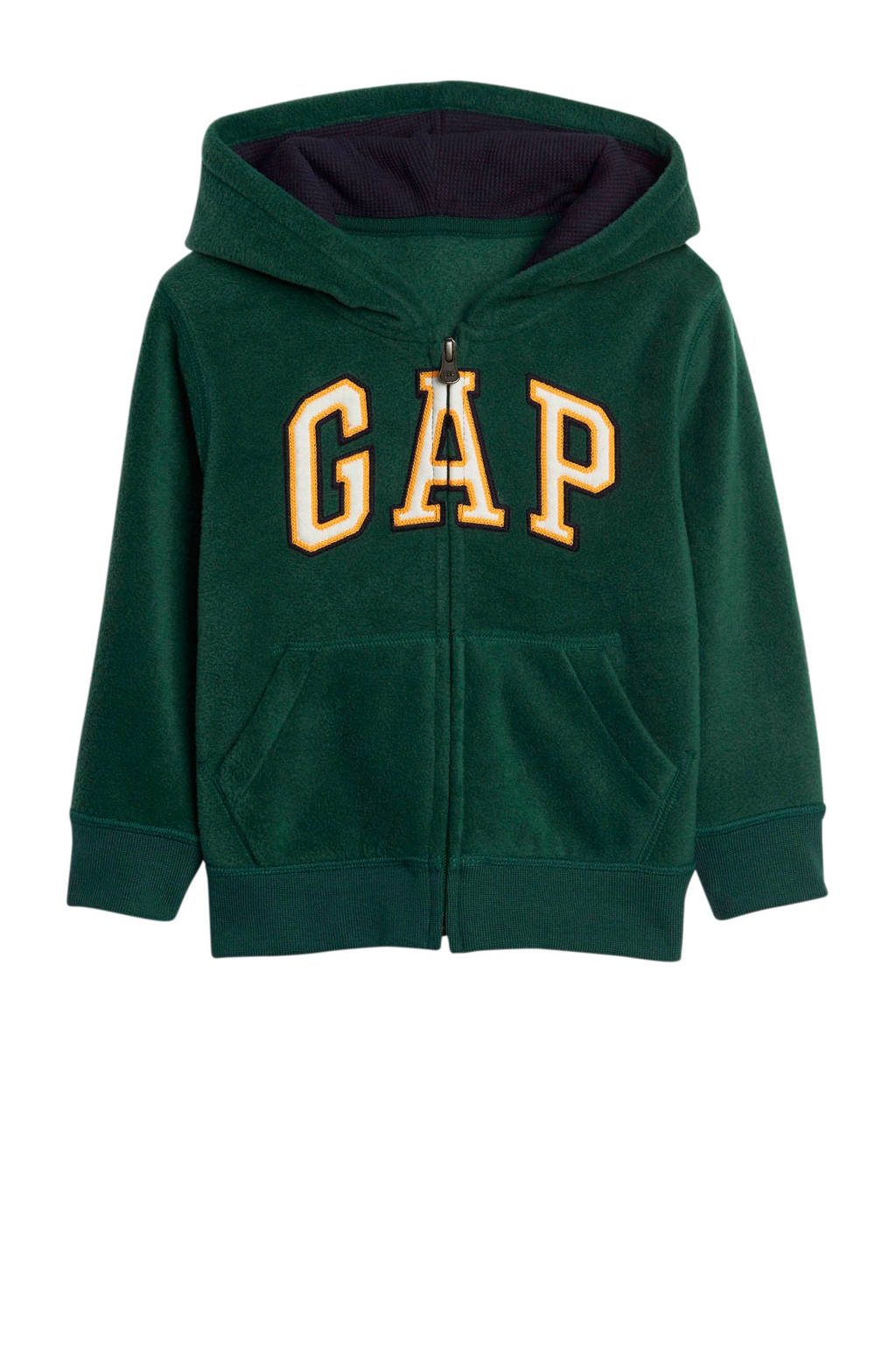 GAP fleece vest met logo groen, Groen