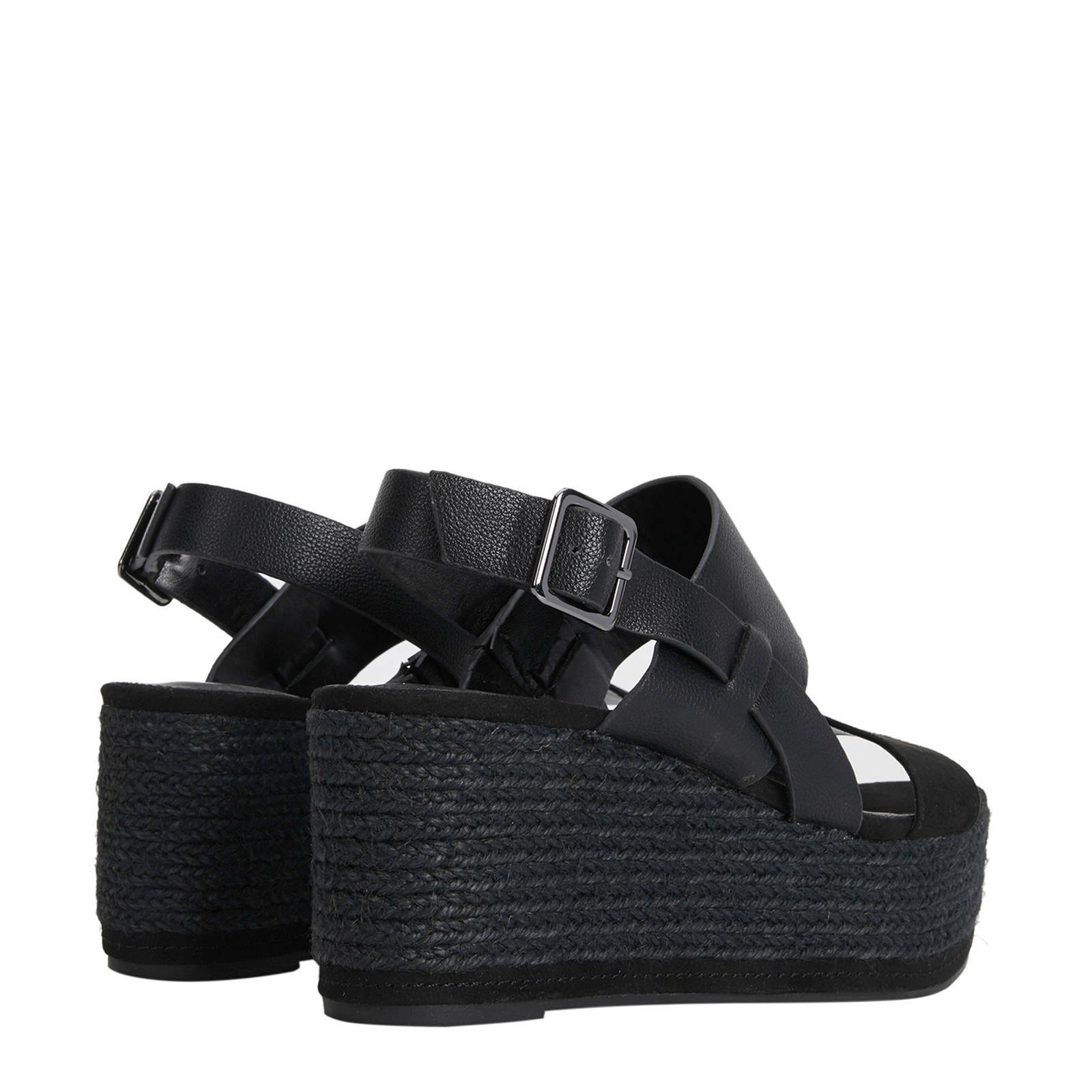 Parfois platform sandalen zwart | wehkamp