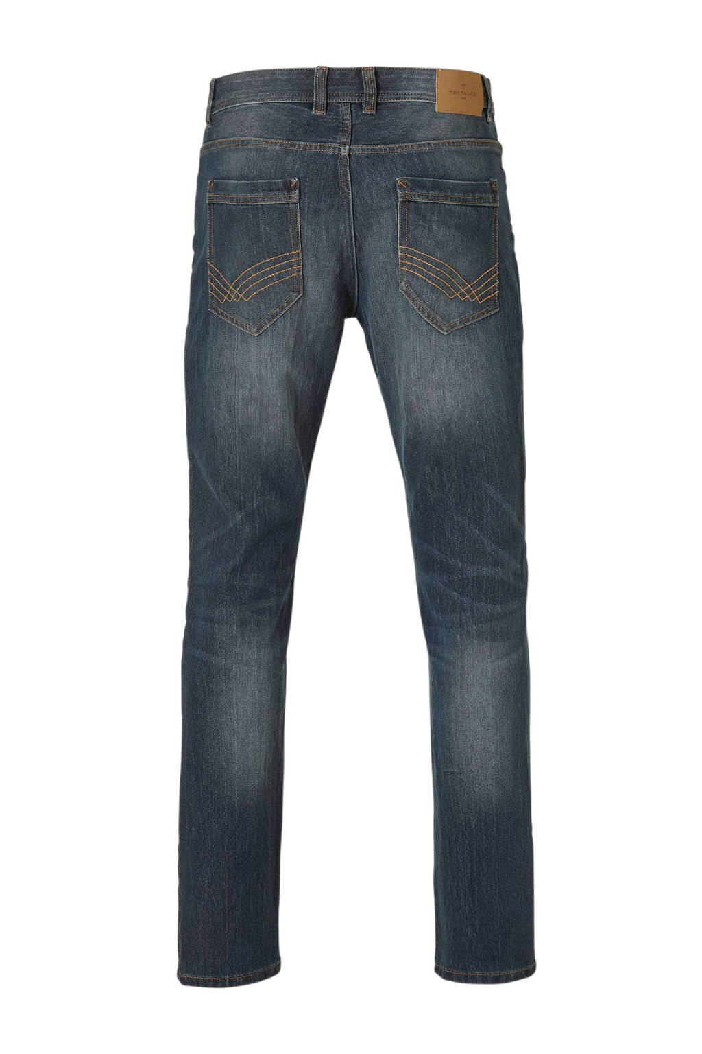 TOM TAILOR Heren Marvin Straight Jeans met stretch, 10112 - Clean Light Stone Blue Denim, 30W / 32L