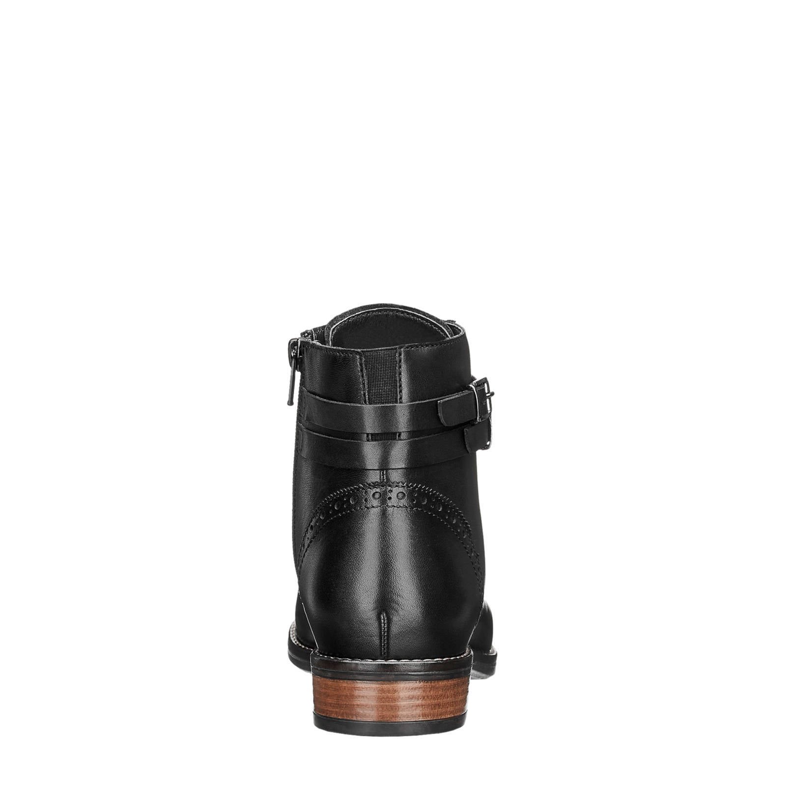 5th Avenue leren veterboots zwart | wehkamp