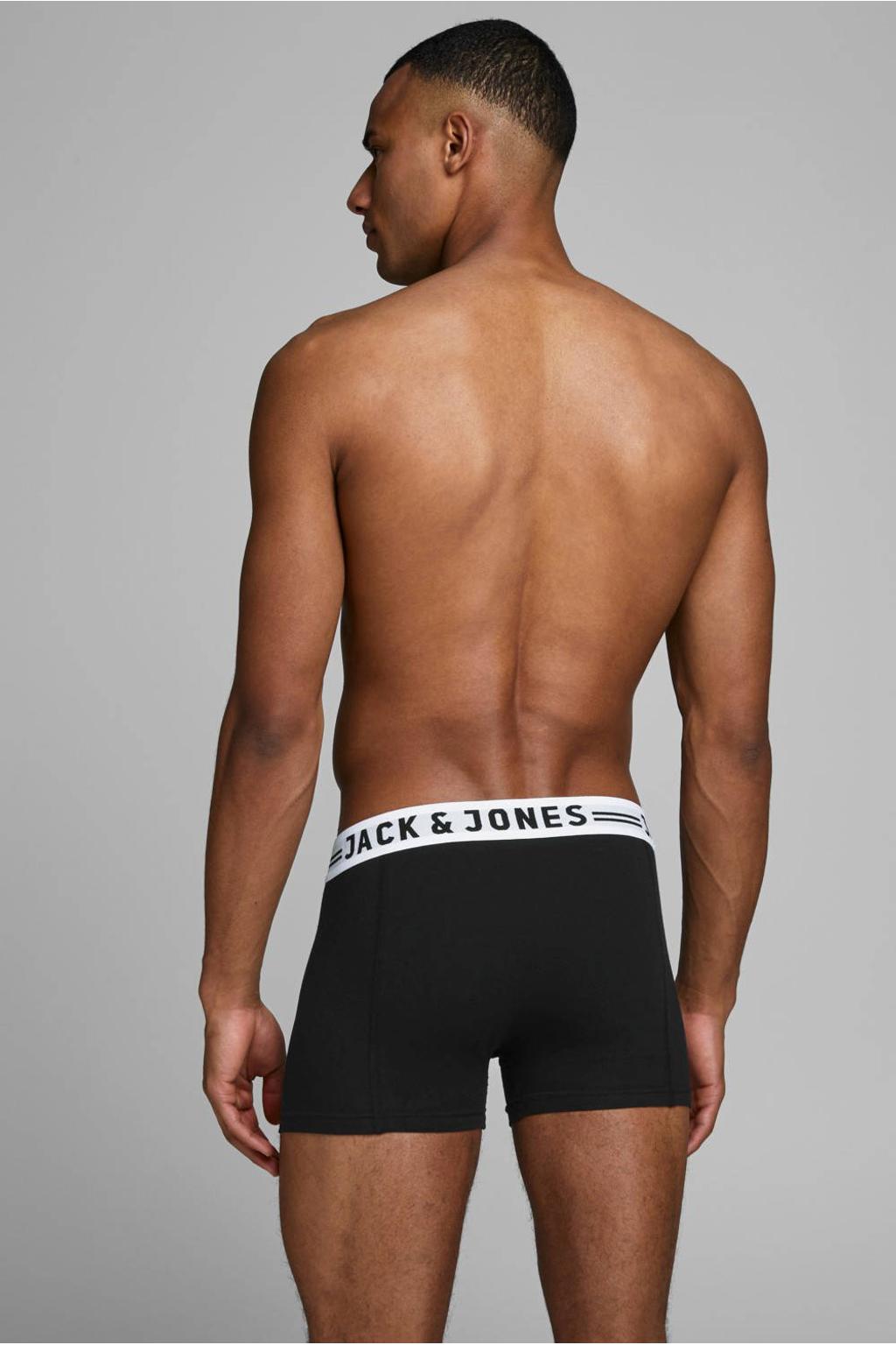 JACK & JONES boxershort JACSENSE (set van 3) zwart