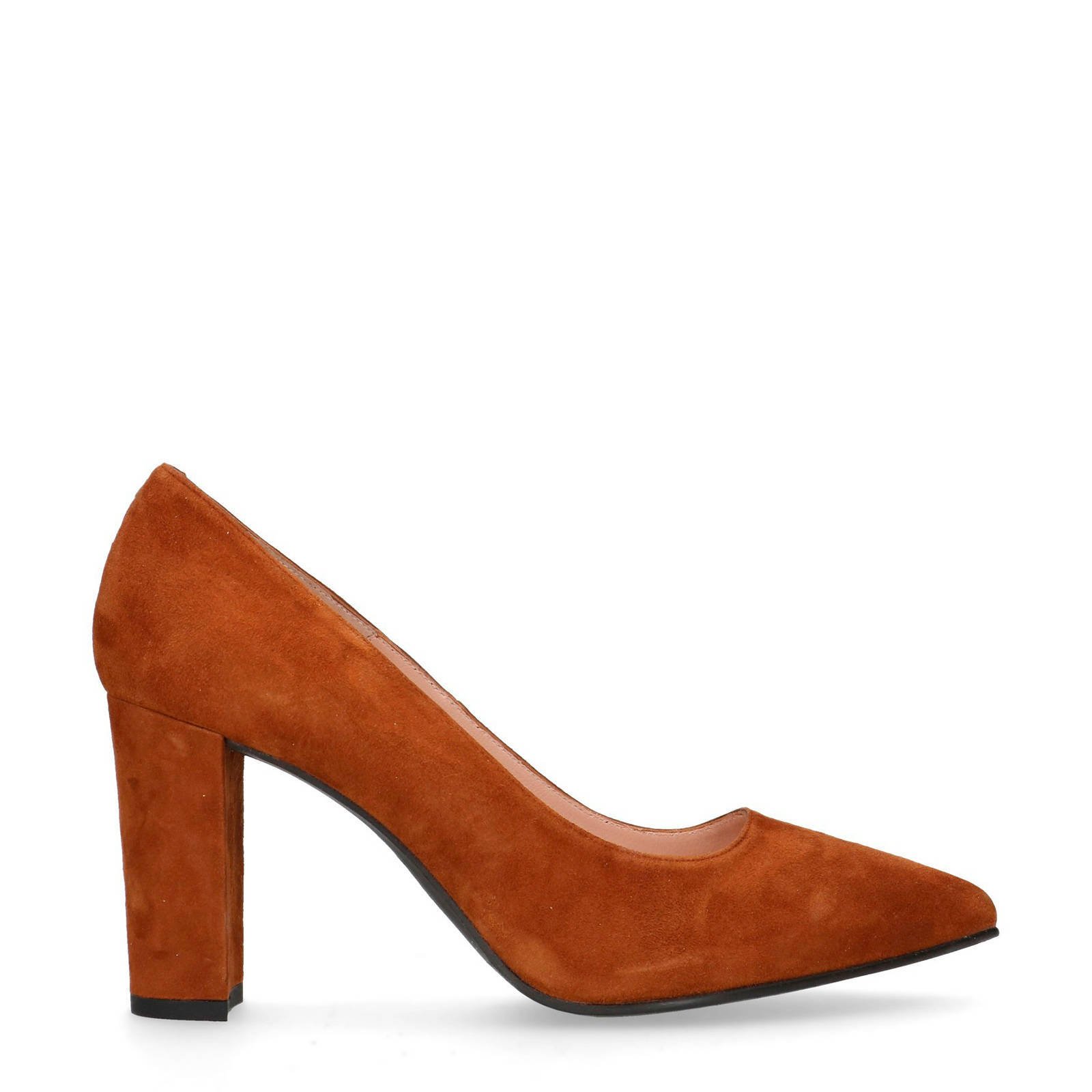 manfield pumps cognac