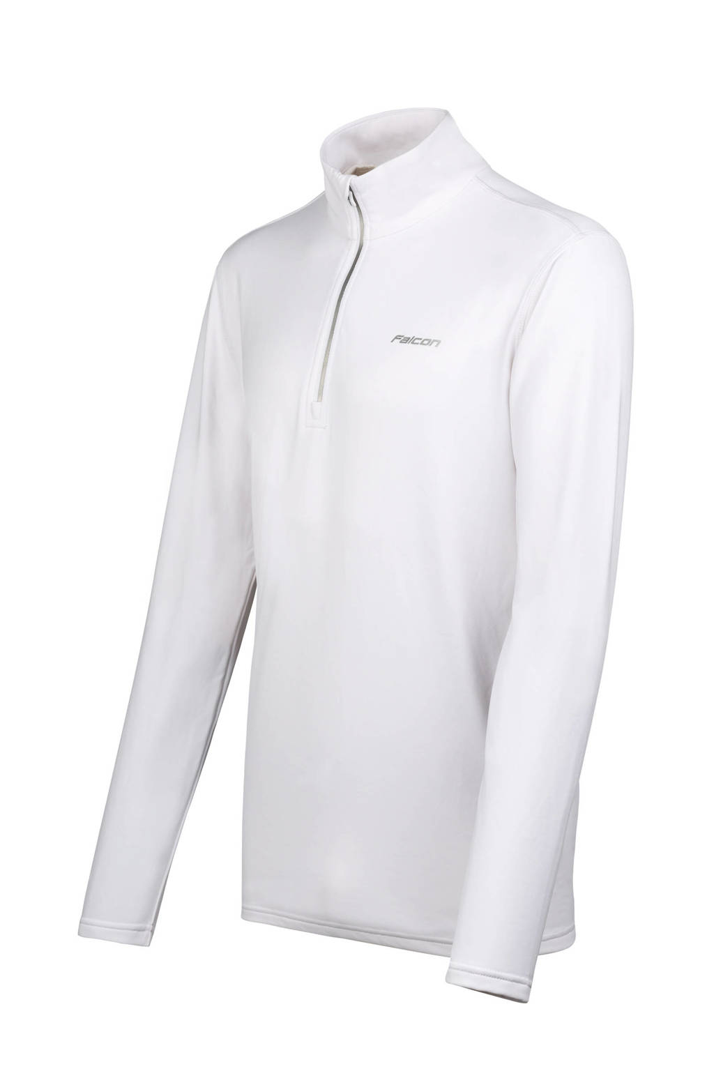 Wit en rode heren Falcon skipully Haller van polyester met lange mouwen en opstaande kraag