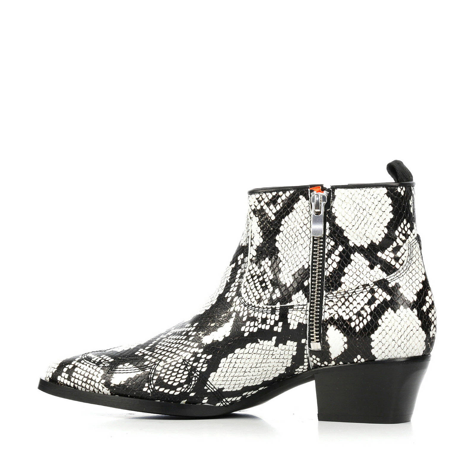 NUBIKK® Fae Stella Fur | Zwarte Biker Boots | Officiële webshop