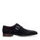 Manfield suède gespschoenen donkerblauw