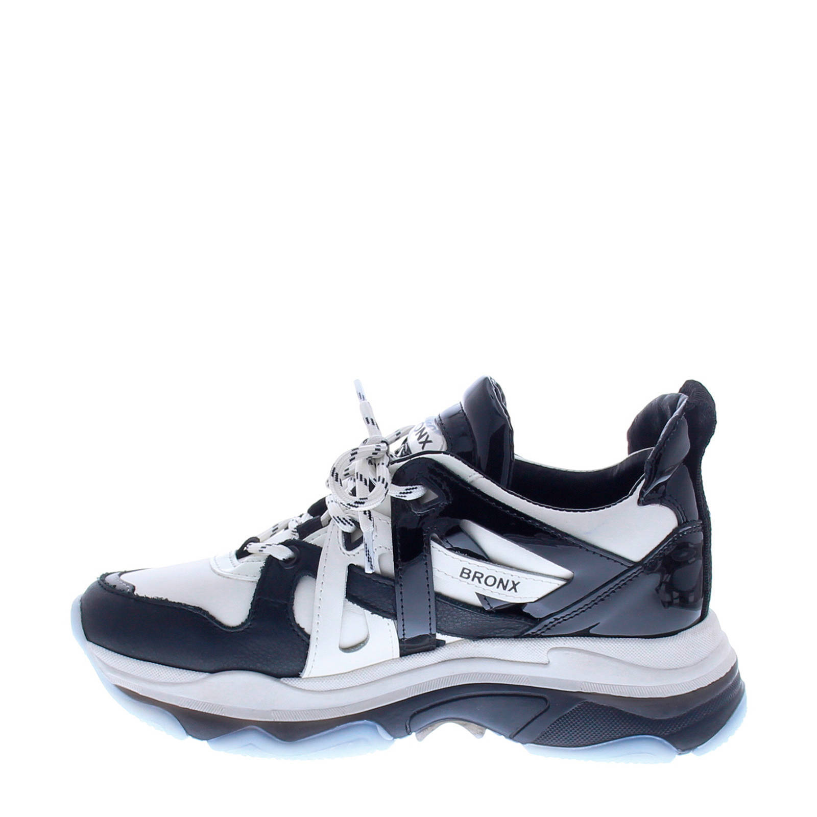 bronx sneakers baisley zwart