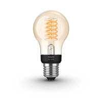 Philips Hue LED lamp Filament E27, Zwart, zilver