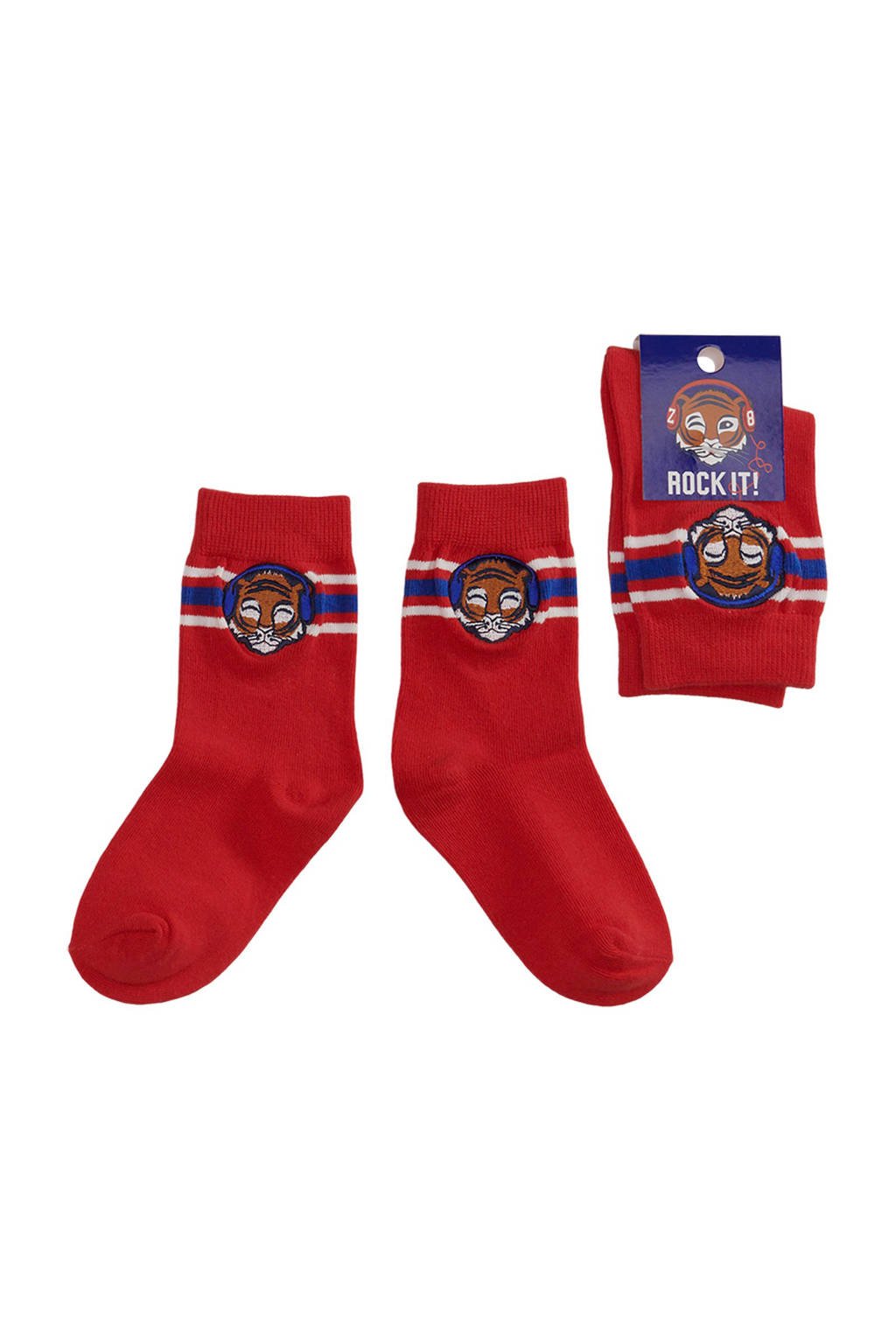 Z8 sokken Ralph rood, Rood