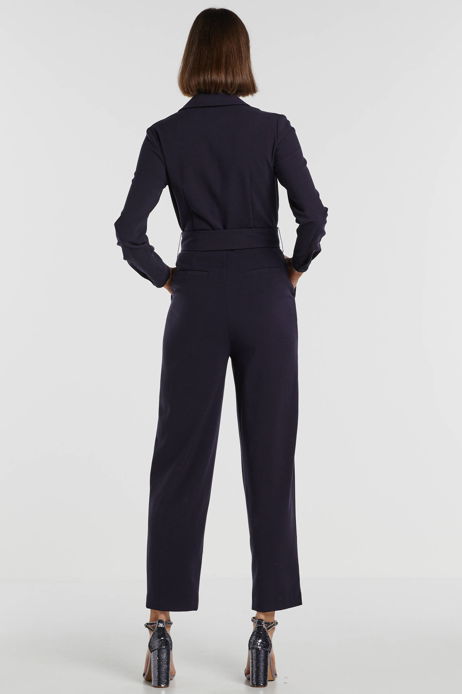 EDITED jumpsuit Alamea donkerblauw wehkamp
