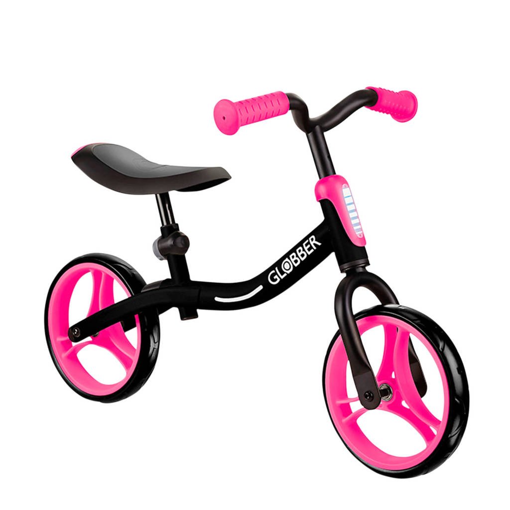 Globber Go Bike roze, Zwart/roze
