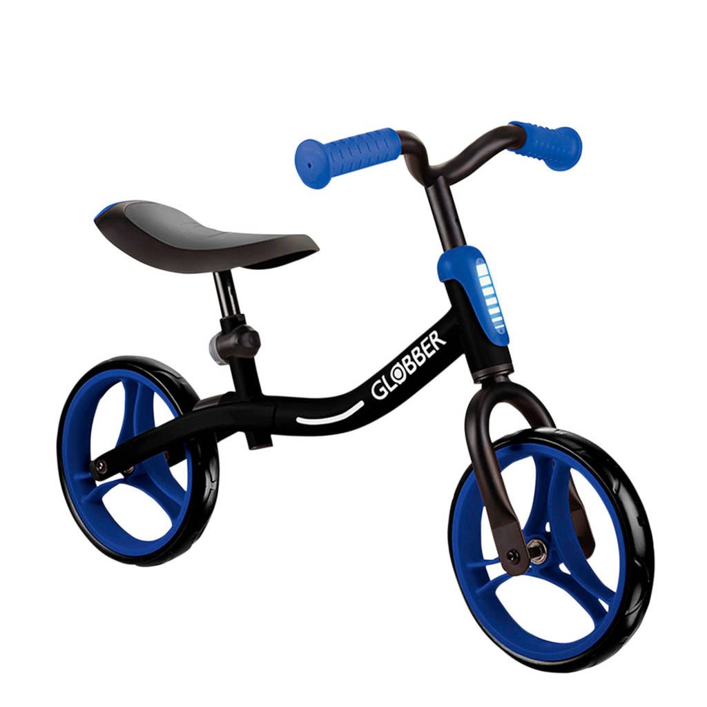 Globber Go Bike blauw, Zwart/blauw