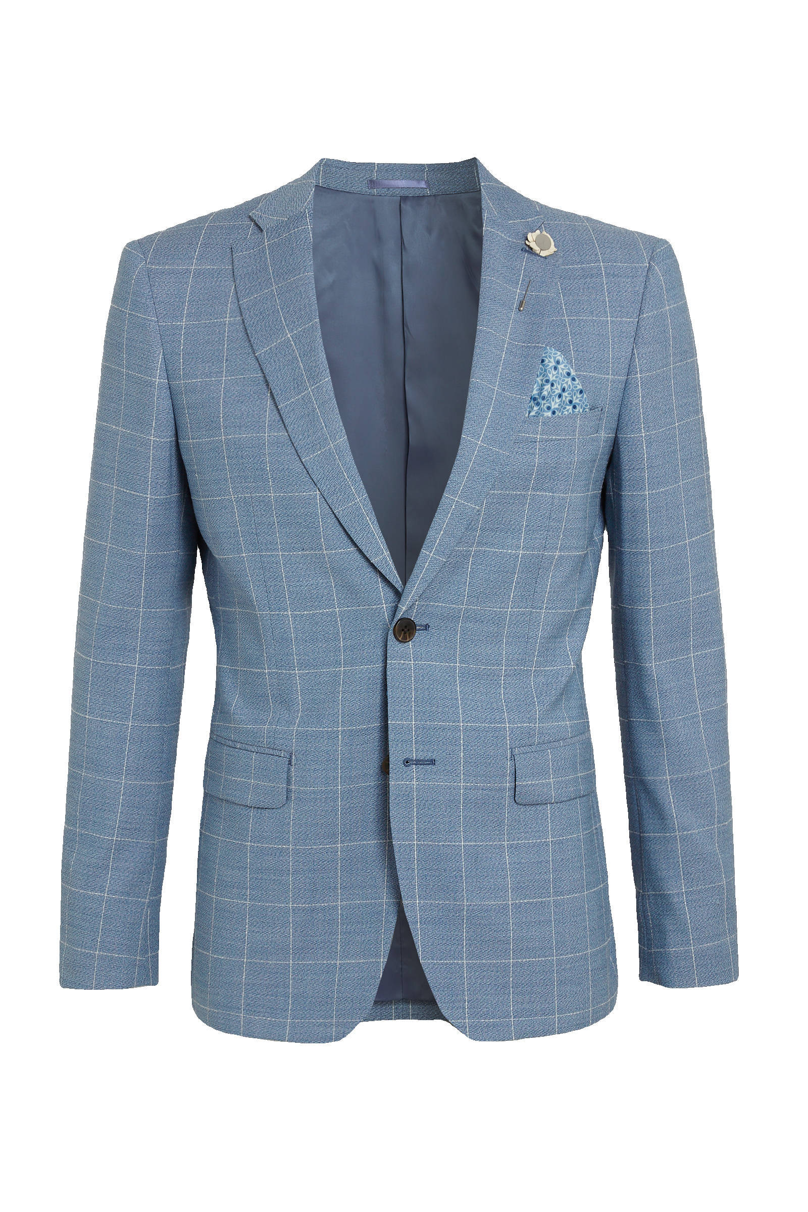 WE Fashion geruit slim fit colbert icy | wehkamp WE Fashion geruit slim fit colbert icy | wehkamp