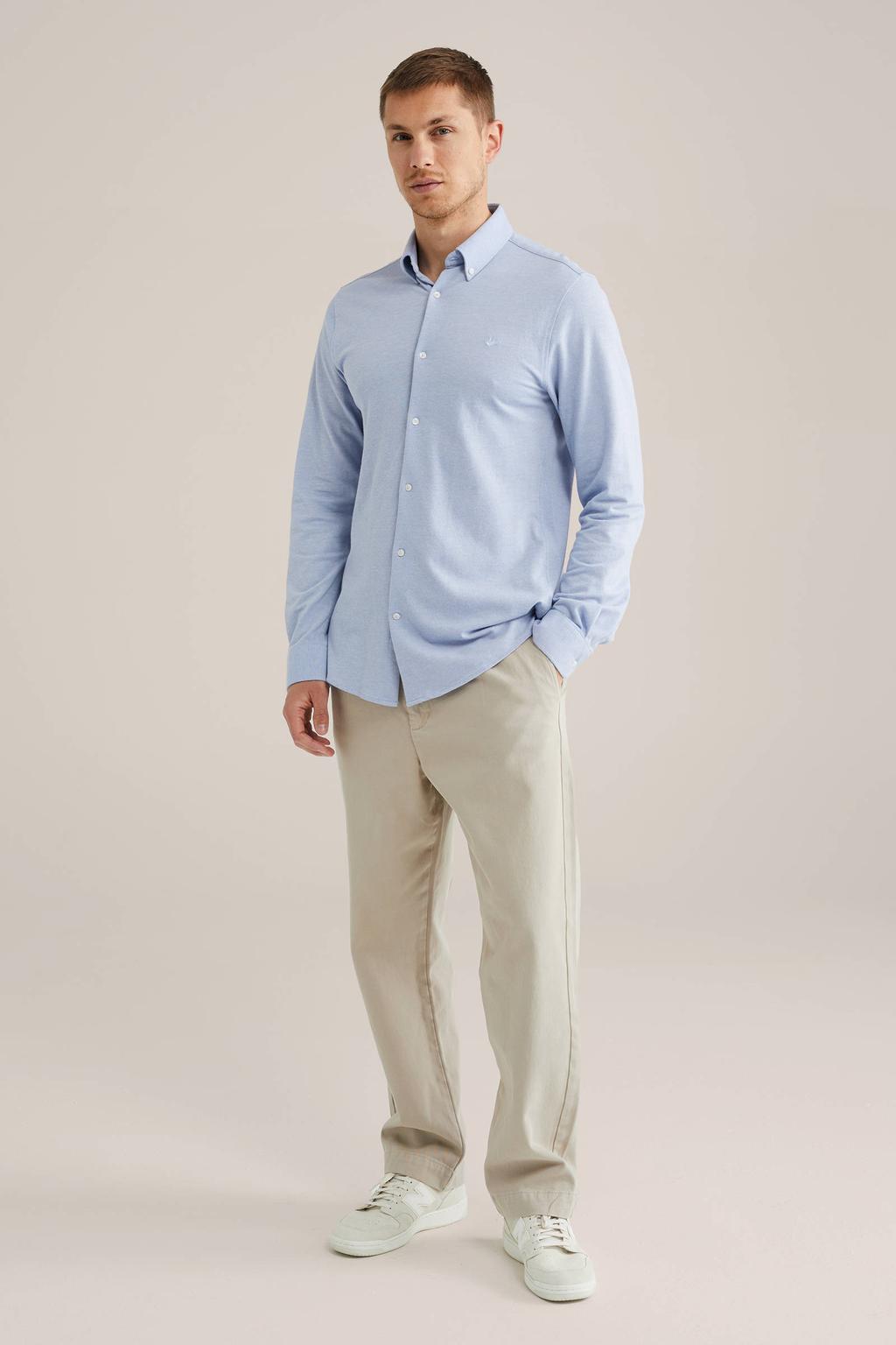WE Fashion slim fit overhemd Saro